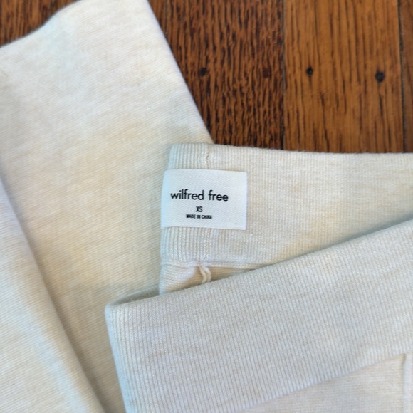 Aritzia - Souvenir Pant - High-waisted wide-leg knit size XS - Picture 5 of 6